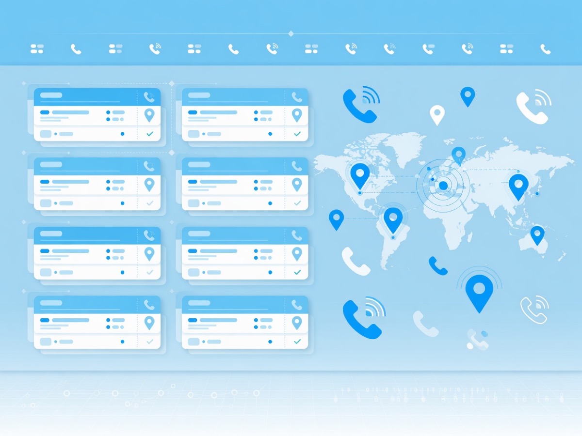 Struttura dati di un database telemarketing professionale con campi verificati