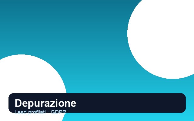 Depurazione Acqua