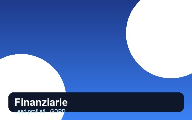 Lead Finanziarie