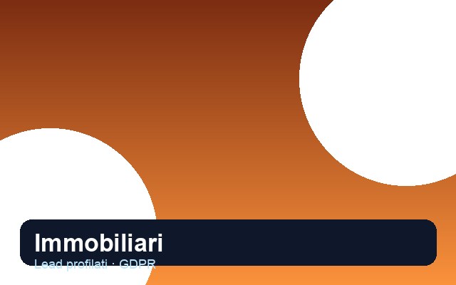 Lead Immobiliari