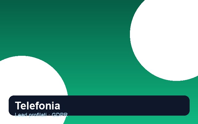Lead Telefonia